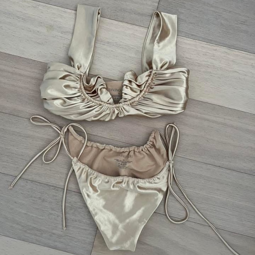 Elegant Cream Bikini Set